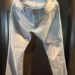 Men's Light Blue Bootcut Jeans